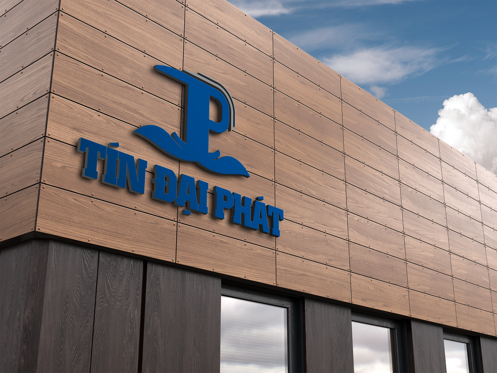 TÍN ĐẠI PHÁT - Thiết kế và quy chuẩn logo Công Ty Cổ phần Xây dựng và Thương mại TÍN ĐẠI PHÁT